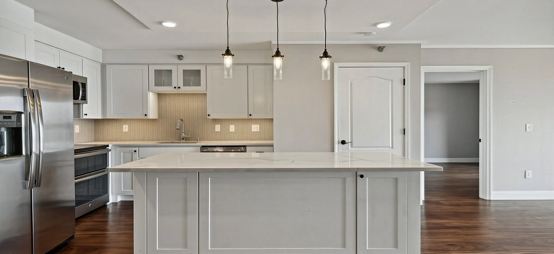 The Beach Club Residences kitchen island highlights